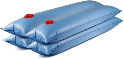 Productafbeelding van Waterzakken Zwembad - Verzwaringszakken Dekzeil - Dekzeil Zekeren - Vorstbestendig PVC - 4 Stuks 122 cm - Grijs