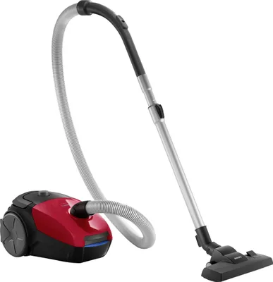Produktbild von Sáčkový vysavač Philips PowerGo, filtr pro alergiky, 99,9 % sběr prachu, 900 W, červený (FC8243/09)