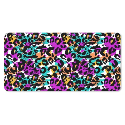 Obrázok produktu pre Podložka pod myš - Potlač pantera - Dúha - Škvrny - 80x40cm - Rohožka pod myš