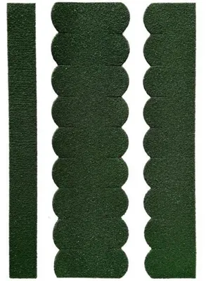 Produktbild von 1 Set Dachschindeln Biberschwanz (33 mm + 30 cm lang) grün