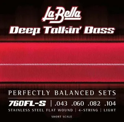 Zdjęcie produktu dla La Bella 760FL-S Struny do gitary basowej