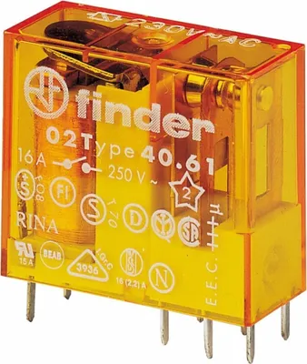 Produktbild von Finder Print-Leistungsrelais 230 VAC 1.2 VA (40.61.8.230.4000)