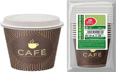 Produktbild von Becher Best Products Green 250 ml 8 Stücke