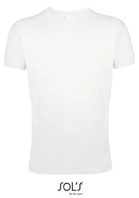 Image de SOLs 00553 | T-shirt Regent Fit pour hommes - Couleur : Blanc - Taille : S