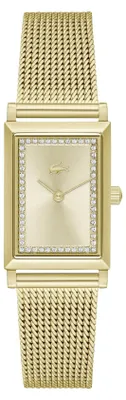 Produktbild von Lacoste Zwei-Zeiger-Quarzwerk-Uhr für Damen Kollektion Catherine mit Goldfarben