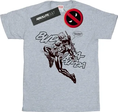 Produktbild von Marvel - "Budda Budda" T-Shirt für Herren BI22722 (S) (Grau)