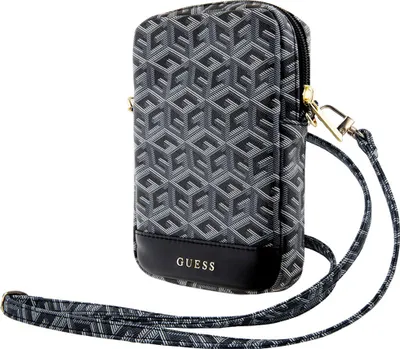 Obrázok produktu pre Taška Na Telefón Guess Zip Gcube Bottom Stripe - Čierna