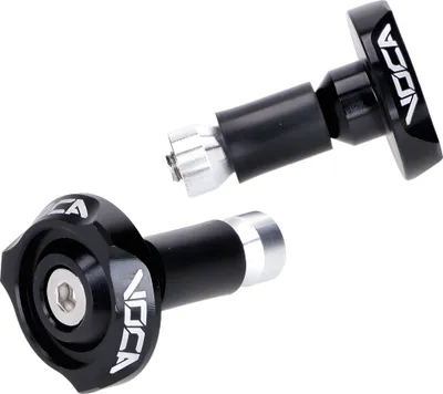 Immagine prodotto di Manubrio Voca Racing V2, nero, diametro 14 mm, lunghezza 31 mm, 44 mm, realizzato in alluminio lavorato a controllo numerico (CNC)