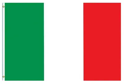 Produktbild von Italien Flagge 90x150cm Polyester mit Messing-Ösen für Outdoor und Party