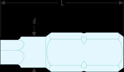 Produktbild von Bit XZN® Serie 2 Antrieb Außen-6kt 8mm