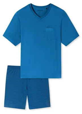Produktbild von SCHIESSER Schlafanzug kurz Herren aquarium