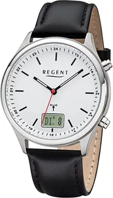 Produktbild von Regent Herren Funkuhr Leder FR-280