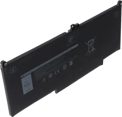 Produktbild von Akku passend für Dell Latitude 7300, 7400, Li-Polymer, 7,6V, 7900mAh, 60Wh