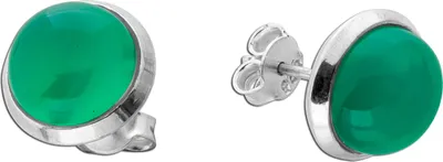 Produktbild von Aventurin Ohrstecker Silber 925 Natur Edelsteine 7.5ct