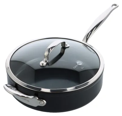 Image de GreenPan Barcelona Pro, Rond, Rôtissoire, Noir, Céramique, 220 °C, Aluminium