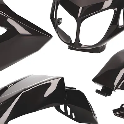 Produktbild von Verkleidungskit schwarz für Derbi Senda DRD Racing -2010