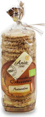 CIASTKA ORKISZOWE NATURALNE BEZ DODATKU CUKRÓW BIO 120 g - BIO ANIA