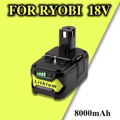 Zdjęcie produktu dla Akumulator zamienny 18V One+ - akumulator do narzędzi P108, P107, RB18L50 - litowo-jonowy - pojemność 8000mAh - wielokrotnego ładowania - 1 sztuka