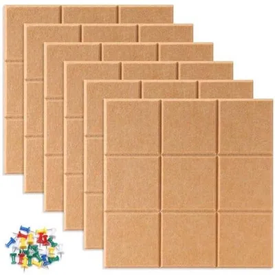 Produktbild von Notizboard 30 x 30 cm - Memoboard für Zuhause und Klassenzimmer