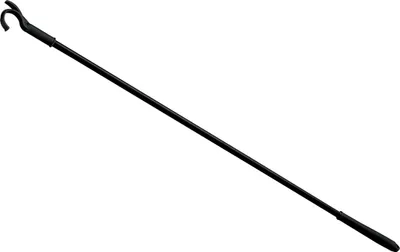 Produktbild von Wenko, Teleskop-Aufhängehilfe Herkules, Schwarz, Stahl & Kunststoff, langer Arm, bequemer Griff, für Kleidung, 3x76x1 cm