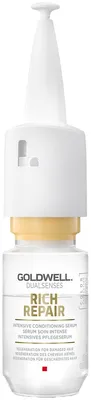 Productafbeelding van Goldwell Dualsenses Rich Repair Intensief Herstellende Serum, 12 x 18 ml, AI-gegenereerde afbeelding