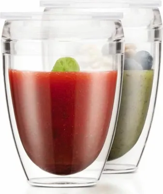 Image de BODUM Pot à céréales SET 2 pcs. PLASTIQUE Pot à céréales Pot à yaourt 0,3 l