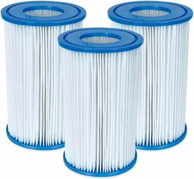 Zdjęcie produktu dla 3-częściowy wkład filtrujący III A C wymienny wkład filtrujący do basenów kąpielowych wymienny wkład filtrujący do basenów kąpielowych