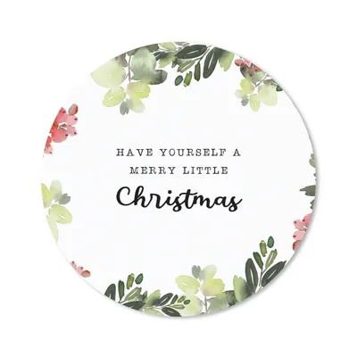 Produktbild von MuchoWow® Mauspad Mousepad Weihnachten - Zitat - Aquarell 20x20 cm - Mousepads - Maus Mat - Pad - Mausunterlage - Schreibtischmatte