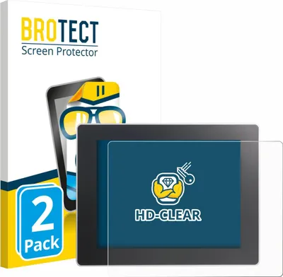 Produktbild von 2x Für Weintek cMT3092X Schutzfolie BROTECT Displayschutz Display Schutz Folie Klar Transparent