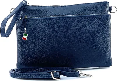 Immagine prodotto di Borsa da polso Florence in pelle blu D2OTF816B