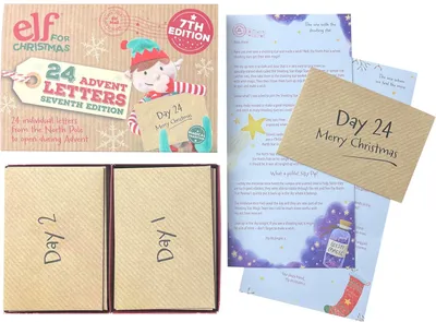 Productafbeelding van Kerst Elf Letters 24 dagelijkse elfbrieven van de Noordpool