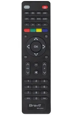 Image de Télécommande Bravo Mini Plus IR sans fil DTT, boutons poussoirs TV