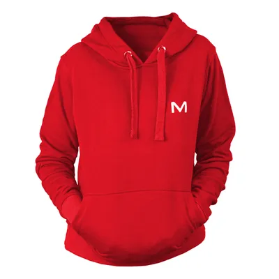 Productafbeelding van Dameshoodie, rood, merk Motus, maat L/M