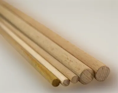 Produktbild von Hilwood Rundstab Rundstäbe Holzstab Eiche, Ø 50 mm, 119 cm lang