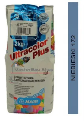 Zdjęcie produktu dla MAPEI Ultracolor Plus flexfuge – cementowa zaprawa do fug 2–20 mm nr 172 – BŁĘKIT NIEBIESKI