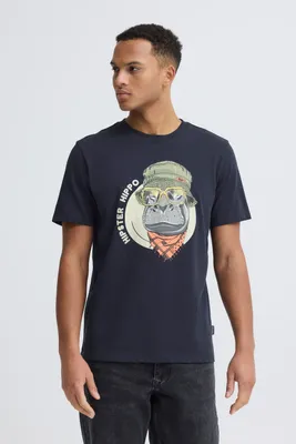 Produktbild von Blend BHKURT Herren T-Shirt Kurzarm Shirt 100% Baumwolle Regular Fit
