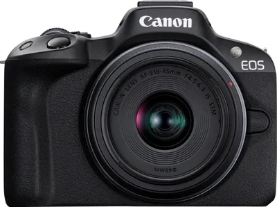 Immagine prodotto di Canon EOS R50Black  RF-S 18-45mm F4.5-6.3 IS STM Kit MILC 24,2 MP CMOS 6000 x 4000 Pixel Nero