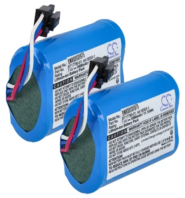 Produktbild von vhbw 2x Akku Ersatz für Zebra BT17790-1, BT17790-2, AK18353-1 für Drucker Kopierer Scanner Etiketten-Drucker (1500 mAh, 7,4 V, Li-Ion)
