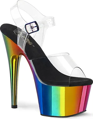Produktbild von ADORE-708RC Damen Sandale von Pleaser, Transparent EU 42, US 12