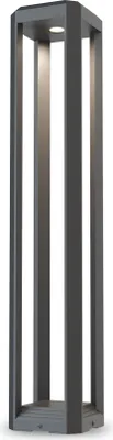 Image de Lampadaire LED, lampe d'extérieur, alu, gris, IP65