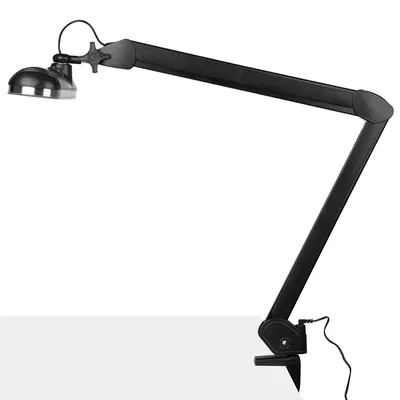 Produktbild von Elegante 801-l led werkstattlampe mit schraubstockgriff einstellbare lichtstärke schwarz