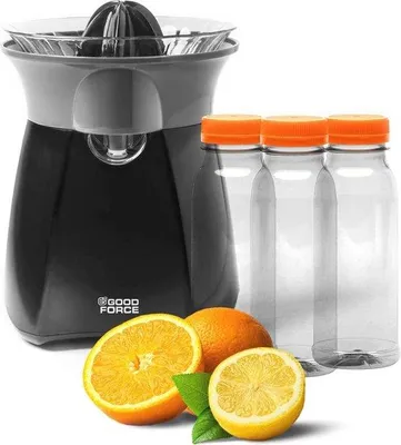 Obrázek produktu pro Elektrický odšťavňovač na citrony se 3 lahvemi, multifunkční odšťavňovač na ovoce