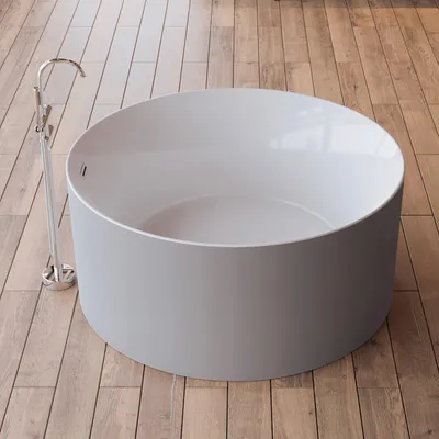 Produktbild von Freistehende Badewanne  Loom 2.0 130 grau  130 x130 x58 cm