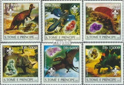 Produktbild von Briefmarken Sao Tome e Principe 2003 Mi 1974-1979 (kompl.Ausg.) postfrisch Prähistorische Tiere