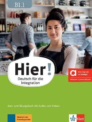 Immagine prodotto di Hier! B1.1 - Hybride Ausgabe allango. Kurs- und Übungsbuch mit Audios und Videos inklusive Lizenzschlüssel allango (24 Monate)