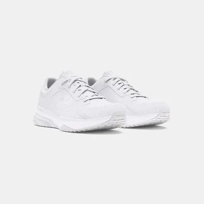 Produktbild von Under Armour Herren Edge LTHR Sneaker 3028375 100 White , Schuhgröße:44 EU
