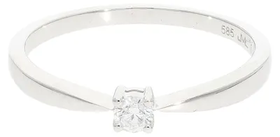 Produktbild von Ring Weißgold 585 Brillant JL10-07-1875 JuwelmaLux Größe 57