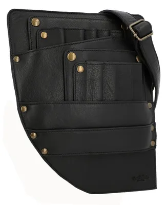 Produktbild von Gusti Leder Friseurtasche Liesel - Stylistentasche Vintage Schwarz Leder