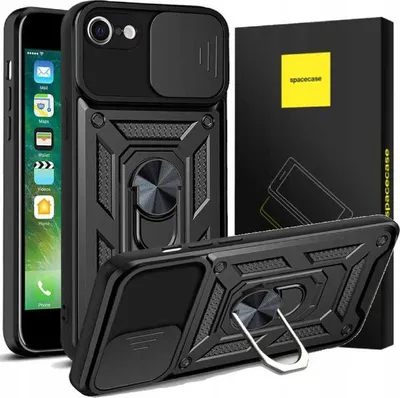 Immagine prodotto di Custodia SPACECASE Camring per iPhone 7/8/SE Nero