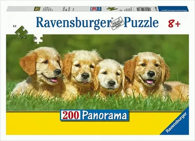 Image de Ravensburger 12680 - Drollige Vierbeiner - 200 pièces XXL Puzzle panoramique
